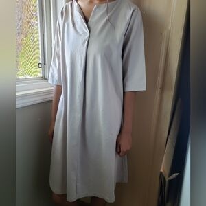 Uniqlo Beige 100% Cotton Dress